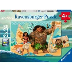 Ravensburger Puzzle Kinderpuzzle 2x24 Teile - Disney Vaiana, 24 Puzzleteile