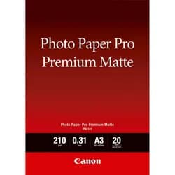 Canon PM-101 Premium-Fotopapier matt A3, 20 Blatt