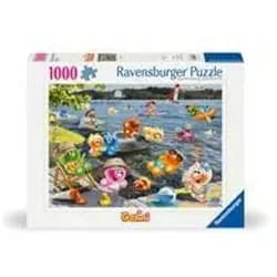 Ravensburger Puzzle Erwachsenenpuzzle 1000 Teile - Gelini Seepicknick, Puzzleteile