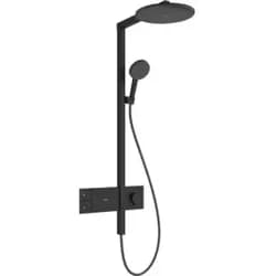 hansgrohe Showerpipe Raindance Alive S 1j, Mind.-Druck 1 bar, schwarz matt
