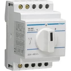 Hager Umschalt. m. Null-Stellung SK600