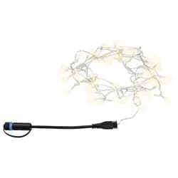 Paulmann Plug & Shine LED Lichterkette Warmweiß IP44 3000K Schwarz 94558