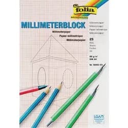 folia Millimeterblock DIN A4 Millimeter