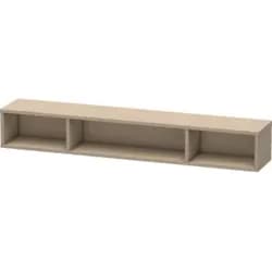 Duravit Regalelement L-Cube 80x14cm, leinen, 3 Fächer, horizontal