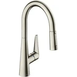 hansgrohe Spültisch-Einhebelmischer 200 Talis M51 m Ausziehbr., 2jet, sBox, Edelstahl-Optik
