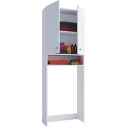 VCM Lona, Waschmaschinenschrank, Weiss
