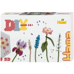 Hama Perlen Bügelperlen Hama Bügelperlen midi Art Blumenstrauß 6000 Stück Geschenkbox