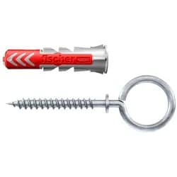 fischer Allzweckdübel DuoPower 6 x 30 OH, 4 Stück