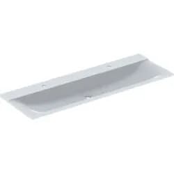 Geberit Xeno2 Möbelwaschtisch, 140x48cm zwei Hl., o. Ül., weiß-alpin