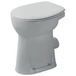 DURAPLUS Stand-WC SUDAN flach 360 x 465 mm, Abgang waagrecht weiß