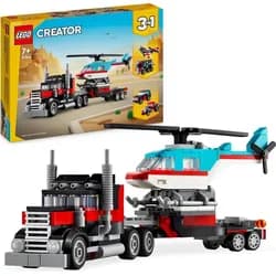 LEGO® Tieflader mit Hubschrauber - 31146