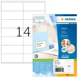 Herma, Etiketten, Universal Etiketten A4
