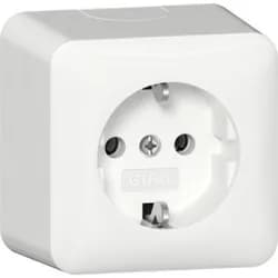 Gira SCHUKO-Steckd.+Montagepl. 444013