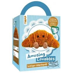 Topp Bastelband Häkelset Amusing Lovables - Jacques Croissant bunt