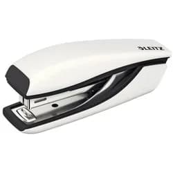 LEITZ Heftgerät 5528 NeXXt WOW Mini, Metallic-Design weiß