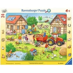 Ravensburger Puzzle Kinderpuzzle 24 Teile - Mein kleiner Bauernhof, Puzzleteile