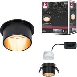 Paulmann LED Einbauleuchte Gil - Schwarz/Gold