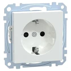 Merten SCHUKO-Steckdose aws/gl MEG2300-0325