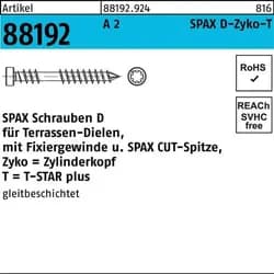 SPAX® Terrassenschrauben T25 A2 5x50 200 St.