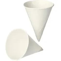 PAPSTAR Spitzbecher Zuckerrohrpapier 120 ml weiß 200 Stück