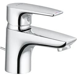 Waschtischmischer KLUDI PURE & SOLID 60 mm, mit Zugstange, chrom - 343850575