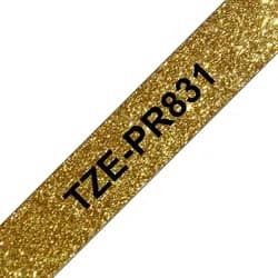BROTHER TZE-PR831 12mm 8m schwarz auf gold Premium