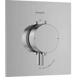 hansgrohe Ecostat Comfort E Thermostat Unterputz für 1 Verbraucher, Chrom