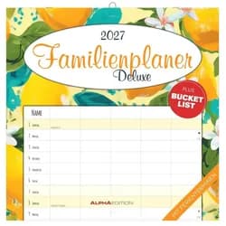 NEUMANN Familienkalender Familienplaner Deluxe 2027