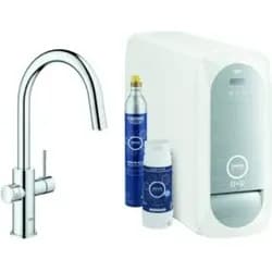 Grohe Küchenarmatur Blue Home C-Auslauf (ausziehbarer Auslauf)