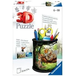 Ravensburger Puzzle 3D Puzzle Stiftehalter Raubkatzen, Puzzleteile