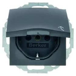 Berker Schuko-Steckd.anth/matt 47441606