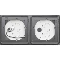 Gira AP-Gehäuse 2 Module 1x2 5502910