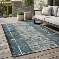 Gino Falcone In- & Outdoorteppich Aurora 038 700 blue 60 x 100 cm