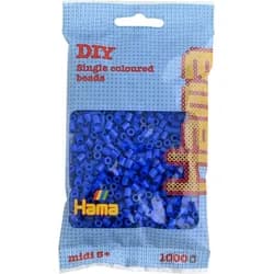 Hama Perlen Bastelperlen ignore, 1000 Stück blau