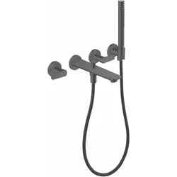 AXOR 49480340 3-Loch Fertigset Wannemisch.Wand UP - Schwarz