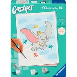Ravensburger Malen nach Zahlen Hello Baby: Dumbo bunt