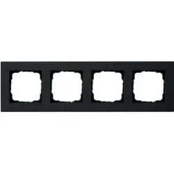 Gira Abdeckrahmen 4f. sw 0214095