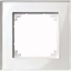Merten Rahmen Glas 1f.bril/ws 489119