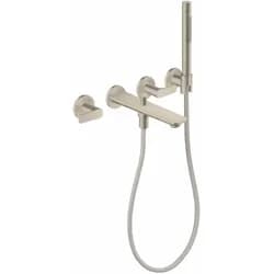 AXOR 49480820 3-Loch Fertigset Wannemisch.Wand UP - Silber