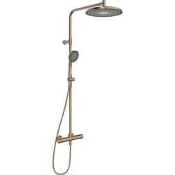 HansaAURELIA Regenbrause-Duscharmatur 4719 3-strahlig Bronze gebürstet