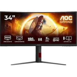 AOC CU34G4 (3440 x 1440 Pixel, 34"), Monitor, Schwarz