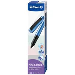 Pelikan 821186 Tintenroller Pina Colada blau +1 Tintenpatrone Faltschachtel