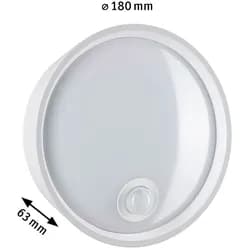 PAULMANN Outd. 230V Wand Platomo PIR wei