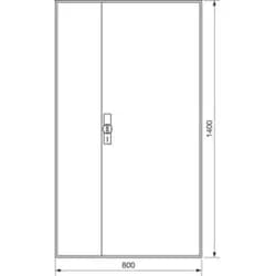 Hager Zählerschrank,universZ ZB53S