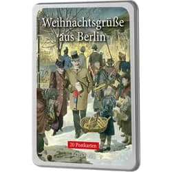 Postkarte Weihnachtsgrüße aus Berlin (Postkartenboxen)