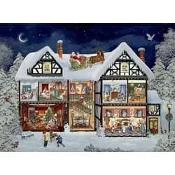 A3-Wand-Adventskalender - Im Adventshaus