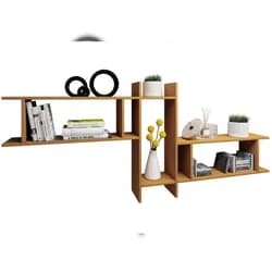 Wandregal Sirola Maxi ca. 188x80x20 cm Buchefarben