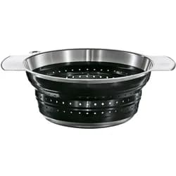 RÖSLE Seiher faltbar ∅24cm - schwarz|silber