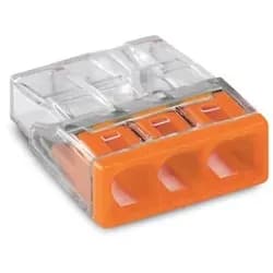 WAGO Compact-Steckklemmen 3x2,5mm2 100 Stk.