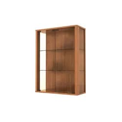 Hängevitrine Udina Nussbaumfarben